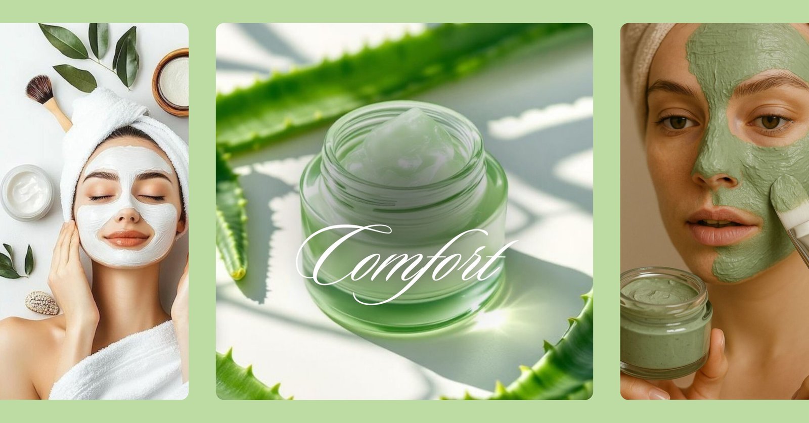 Green Beige Elegant Minimalist Aesthetic Summer Pool Party Facebook Ad